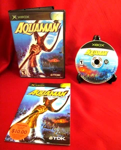 AQUAMAN Battle for Atlantis (Microsoft Xbox, 2003) Manual is included!   TESTED - Imagen 1 de 7