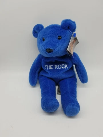 WWE Attitude Bears The Rock w tag 1999 Titan Sports Similar to Beanie Cover