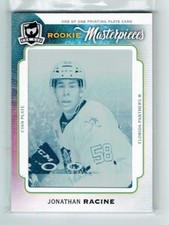 14-15 UD Upper Deck The Cup  Jonathan Racine  1/1  Printing Plate  Rookie 