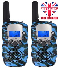 Children Walkie Talkies 2 Pcs Long Range Kids Walky Talky UHF 446MHz 8 Channel