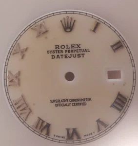 Genuine Rolex Datejust White dial, Y/G Roman numerals, 26mm (506) - Picture 1 of 3