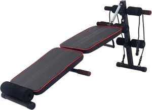 Folding Adjustable Sit Up Bench Training Fitness Incline Adjustable Gym - Picture 1 of 8