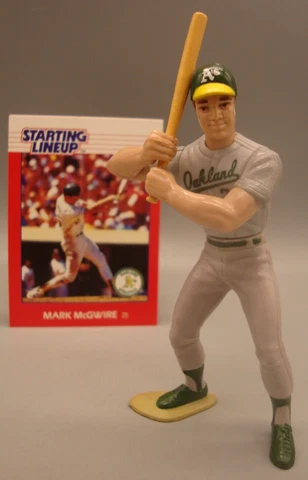 1988 LOOSE SLU STARTING LINEUP FIGURE MARK McGWIRE OAKLAND ATHLETICS A's Cover
