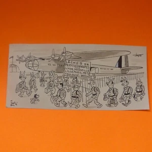 P2 ORIGINALZEICHNUNG FLUGZEUG - Bild 1 von 1