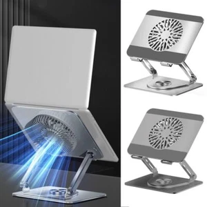 with Magnetic Fan Laptop Stand Heat Dissipation Tablet Riser Holder - Photo 1/9