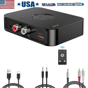 Bluetooth 5.4 Transmitter & Receiver Wireless Adapter For Home stereos/speakers - Picture 1 of 10