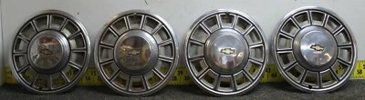 OEM Set of 4 13" Hub Caps Wheel Covers 14001224 1980-84 Chevrolet Citation(1940) - Изображение 1 из 4