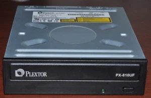 PLEXTOR IDE PX-810UF GSA-H44N BLACK 18X SATA DRIVE DUAL LAYER DVD-RW - Picture 1 of 3
