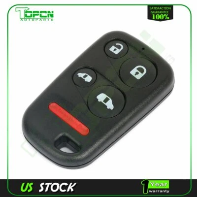 Llavero de coche con control remoto de entrada sin llave para Honda Odyssey 2001 2002 2003 2004 Foto 1 de 4