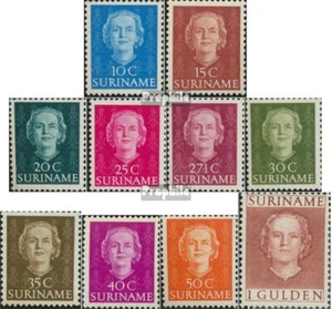 suriname 320-329 (complete issue) Volume 1951 completeett unmounted mint / never - Picture 1 of 1