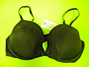 Black padded Bra W/ Some Lace Size 32D - Bild 1 von 4