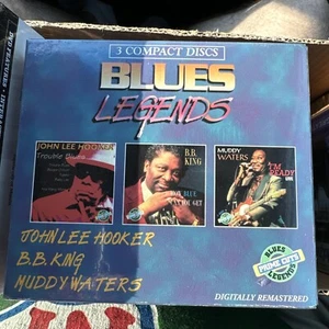 Blues Legends ~ John Lee Hooker BB King Muddy Waters ~ New Sealed 3 Cd Set - Picture 1 of 1