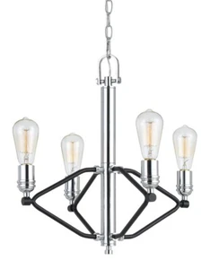 Cal Lighting "George 4" Chandelier, Cal Lighting FX-3655-4, 19" Wide - Picture 1 of 4