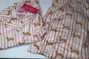 NWT PETER ALEXANDER LADIES PENNY STRIPE FLANNEL PYJAMA SET SIZE 4+ / AU 26 - 28 - Picture 1 of 4