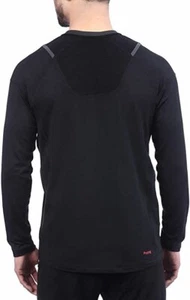 *Spyder Men's Active Long Sleeve Tee T-Shirt Proweb Microfleece Black~MUGS - Picture 1 of 5