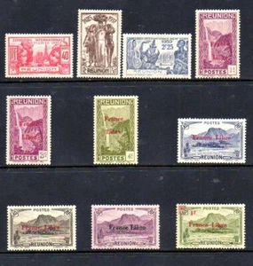 France (Reunion) Stamps - Scott #'s 169/223 - Unused - Picture 1 of 1