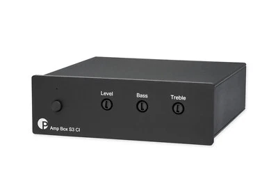 PRO-JECT AMP BOX S3 CI FINALE DI POTENZA STEREO BLACK NUOVO - Immagine 1 di 2