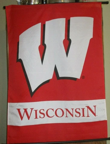 Wisconsin Badgers SINGLE SIDED 28 x 40 INDOOR BANNER SCROLL ! FAST SHIPPING ! Cover