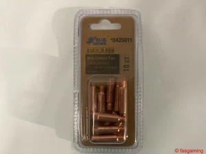 Puntas de contacto de cable Blue Hawk 0,030" / 0,8 mm 10 por paquete # 0425011 - Imagen 1 de 2