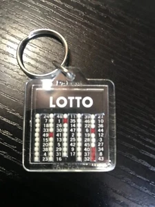 Retro Vintage '90s TEXET Lucky Lotto Shake & Win Keyring Brand New - Picture 1 of 2