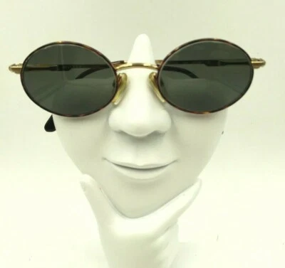 Vintage Vogue VO3184 Tortoise Gold Metal Oval Sunglasses Italy FRAMES ONLY - Image 1 of 4