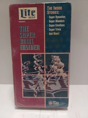 Miller Lite Beer Presents The Super Bowl Insider VHS Video Tape - NEW, SEALED — 第 1/2 张图片
