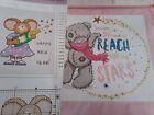 CROSS STITCH CHART FURRY TALES NEW YEAR MOUSE & TATTY TEDDY BEAR CHARTS ONLY