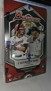 2024 Bowman MLB Baseball Hobby Box - 24 Packs + 1 Autograph Per Box - Picture 1 of 4