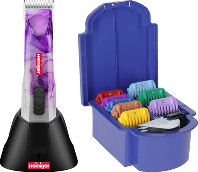 HEINIGER OPAL SPECIAL EDITION 2AKKU`S SCHERMASCHINE EDELSTAHLKAMM-SET 3 - 32MM