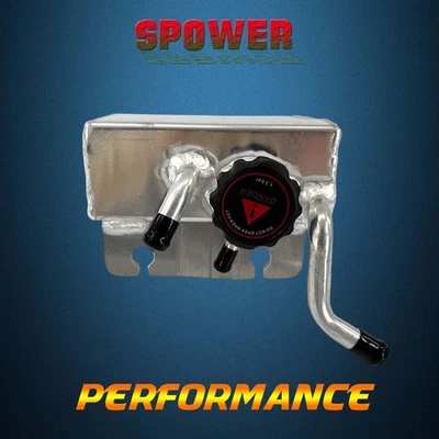 Tanque de expansión de refrigerante de aluminio para Subaru 2008-2014 WRX 2005-2009 Legacy GT Foto 1 de 4