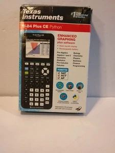 Texas Instruments Ti-84 Plus CE Python Graphing Calculator - Picture 1 of 5