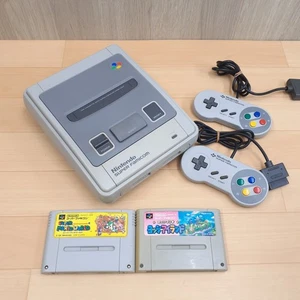 Nintendo Super Famicom Console Super Mario World & Yoshi Island Bundle S115 - Picture 1 of 9