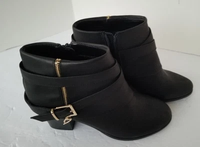 NEW Womens THALIA SODI Black TULLY Strappy Fashion Ankle Boots 9.5M - Image 1 of 4