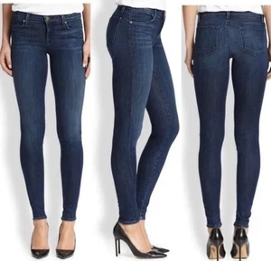 Jeans super skinny marca J in lavaggio fisso scuro usati in ottime condizioni taglia 24 - Foto 1 di 6