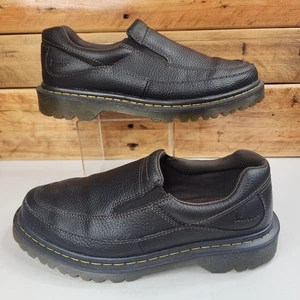 Dr. Martens Utah Mocasines Sin Cordones Para Hombres 10 Utah Marrón Guijarro Cuero Zapatos Doc - Imagen 1 de 19