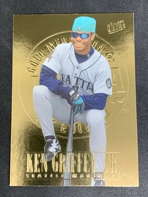 Fleer Ultra Ken Griffey Jr #126 1996 edición medallón de oro SSP raro  Foto 1 de 3
