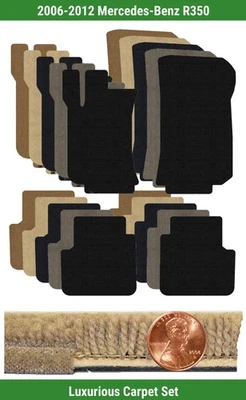 Набор ковриков Custom Luxe для 2006-2012 Mercedes-Benz R350 (4 штуки) #YZS - Изображение 1 из 4