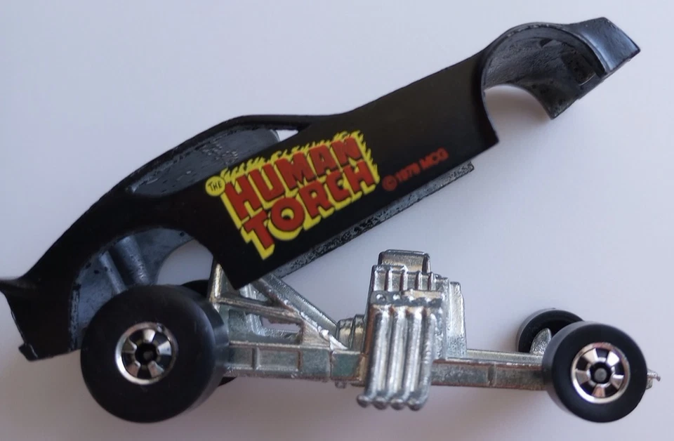 Vintage Hot Wheels 1977 - The Heroes - Marvel Human Torch funny car - Image 1 of 4
