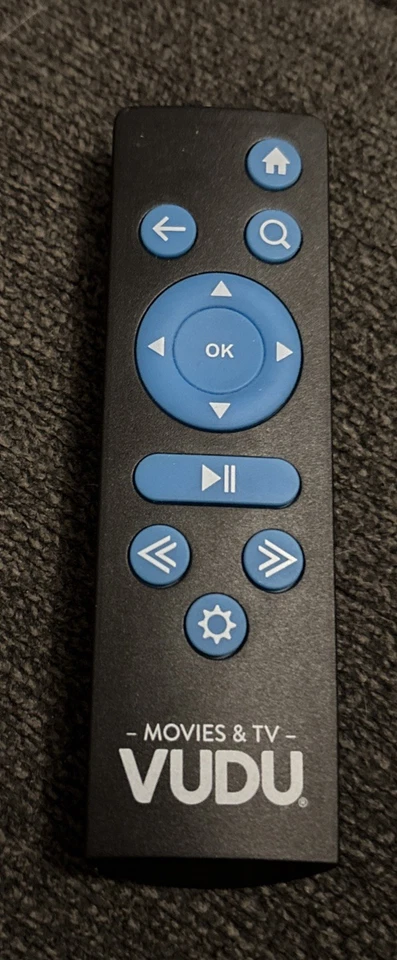 正品 VUDU SPARK RS-T1 远程控制 已测试 工作 二手 二手状况完好 黑色和蓝色 — 第 1/4 张图片