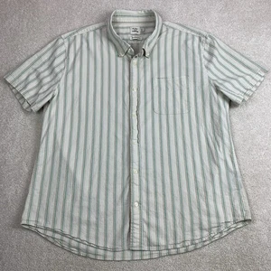 Flint and Tinder gestreiftes kurzärmliges geknöpftes Hemd Herren Größe XXXL 3XL - Bild 1 von 10