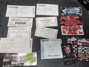 Lot of 13 Old Concert Tickets, Some With Autographs, Spokane WA 2011-2012 - Picture 1 of 21