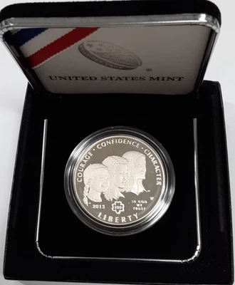 2013-W Girl Scouts of America Commemorative Proof Silver Dollar in OGP w/COA - Image 1 of 4