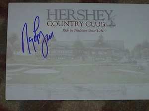 Nancy Lopez  Lady Keystone Open Signed Hershey CC Scorecard - Picture 1 of 1