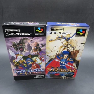 Fire Emblem Super Famicom with Manual 2 Set Seisen no Keifu Japanese Version - Picture 1 of 23