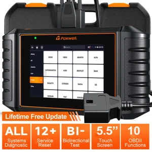 UK Foxwell Diagnostic Tool OBD2 Scanner All Systems DPF Injector Oil EPB ABS SAS - Picture 1 of 18