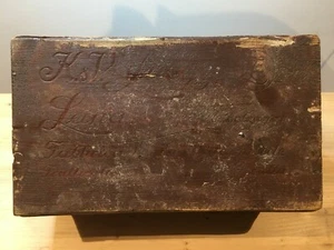 K&V ZUEGG Wool D'Adige Bolzano 1940s Jam Wooden Advertising Box - Picture 1 of 12