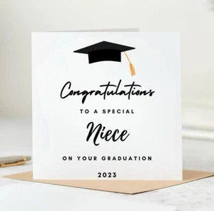 Personalised Graduation Card Congratulations On Your Graduation Card 6x6 - Picture 1 of 2