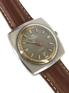 VINTAGE 70s SWISS MENS TIARA 25 JEWEL ETA 2782 AUTOMATIC MOVEMENT WATCH - Picture 1 of 7