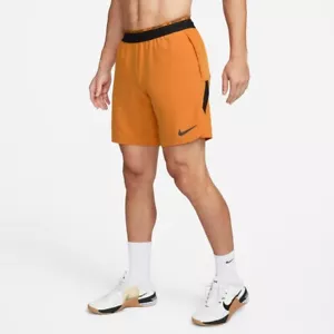 Nike Flex 8" Shorts Rep Pro Collection Men's Training Monarch Size L DD1700-815 - Picture 1 of 16