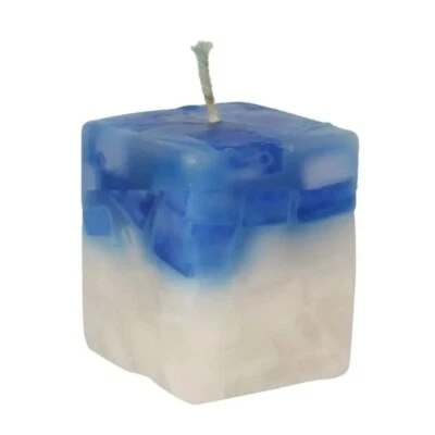 Small Square Multi-colored Candle - Image 1 of 4